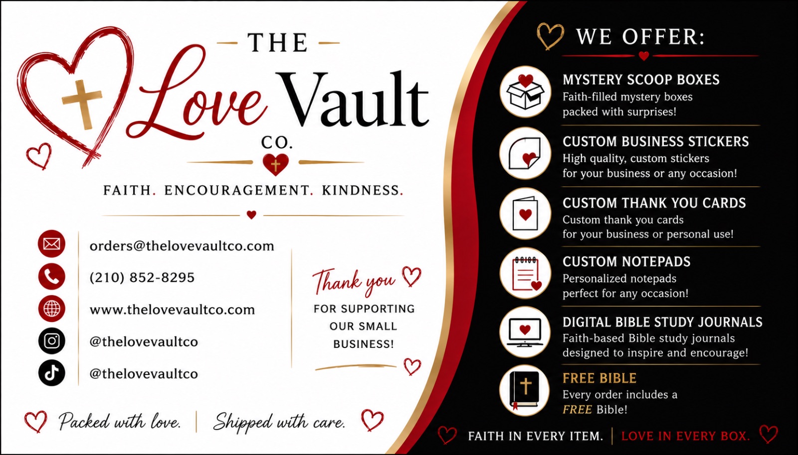 The Love Vault Co. banner